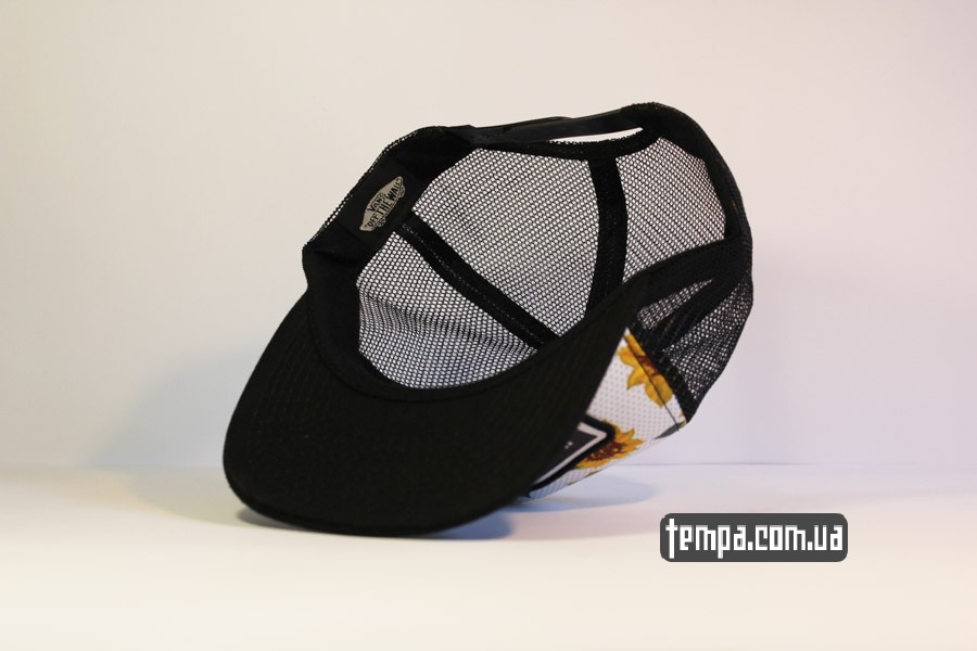 вэнс купить украина оригинал кепка trucker VANS OFF THE WALL с подсолнухами